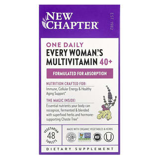 Multivitamínico para Mujer 40+, Every Woman's, 1 al día. 48 tabs.