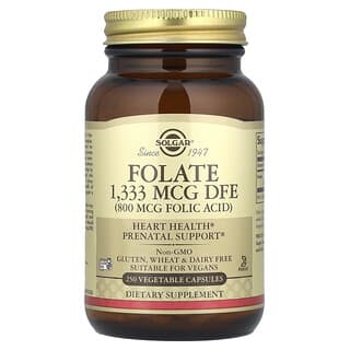 Vitamina B9, Folato, 1,333 mcg. 250 caps.