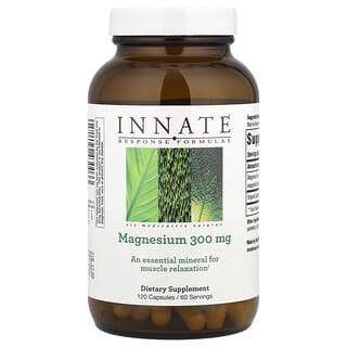 Innate Response Formulas, Malato, Citrato y Glicinato de Magnesio. 120 caps