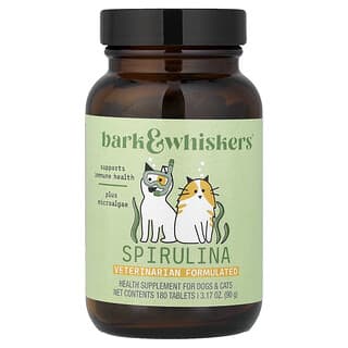 Bark & Whiskers, Spirulina, para Perros y Gatos, 180 Tabletas, 3.17 oz (90 g)