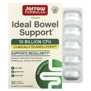 Vegan Ideal Bowel Support, 10 Billion CFU, 30 veg caps