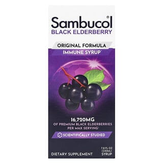 Black Elderberry Inmunidad Jarabe, Original Formula, 16,720 mg, 7.8 fl oz (230 ml)