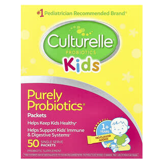 Niños, Purely Probióticos, 1+ años, 50 Single Serve packets, 0.05 oz (1.5 g) Each