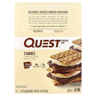 Barras de Proteína Sabor S’mores 12 Barras de 60 g c/u