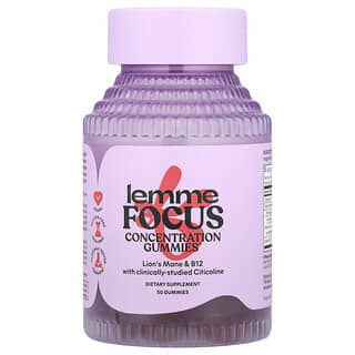 Gomitas Focus para Concentración Sabor Fresa 50 Gomitas