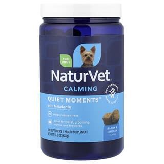 Calming, Quiet Moments® with Melatonin, para Perros, Tocino & Pollo, 240 Soft Chews, 18.6 oz (528 g)