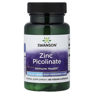 Zinc Picolinate, 22 mg, 60 Vegan caps