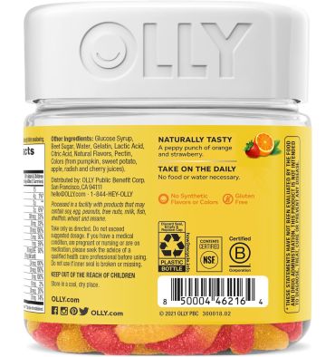 Multivitamínico para Niños sabor Fruit Punch, 70 Gummies