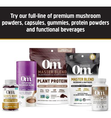 Master Blend, 10 especies de Hongos. 84 caps