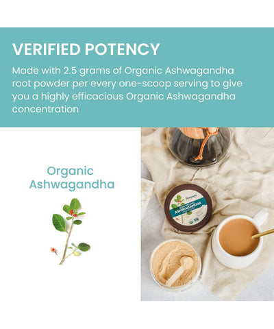 Himalaya, Raíz de Ashwagandha Orgánica en polvo. 112.5 mg