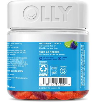 Pre Game Energetizante sabor Blackberrie, 25 gomitas