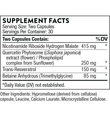 Thorne Resveracel Resveratrol. 60 caps