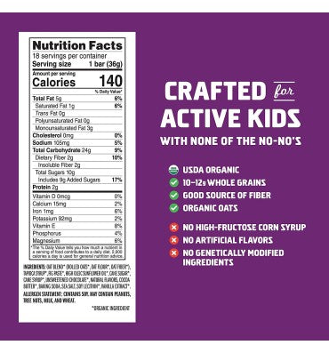 Z Bar Organic Variety Pack. 36 barras