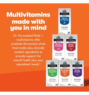 Garden of Life Dr. Formulated, Multi+, soporte para Metabolismo. 30 caps.