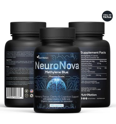 Azul de Metileno Grado farmacéutico. 120 caps.