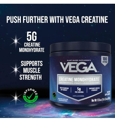 Vega Sport, Creatina Monohidratada 5 gr. 500 gr
