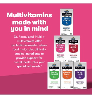 Garden of Life Dr. Formulated, Multi+, soporte Belleza. 30 caps.