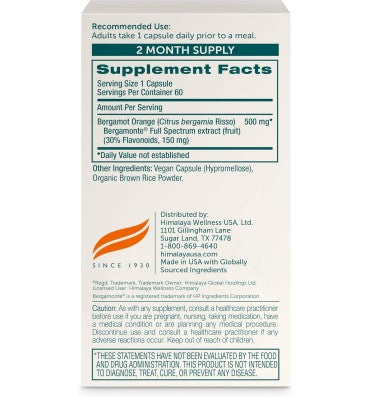 Citrus Bergamota Soporte Colesterol Sano. 60 caps.