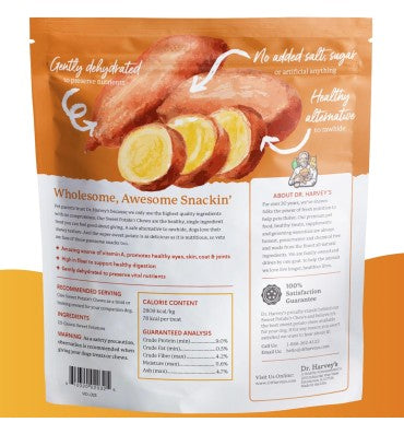 Sweet Potato Treat for Dogs. 45 gr