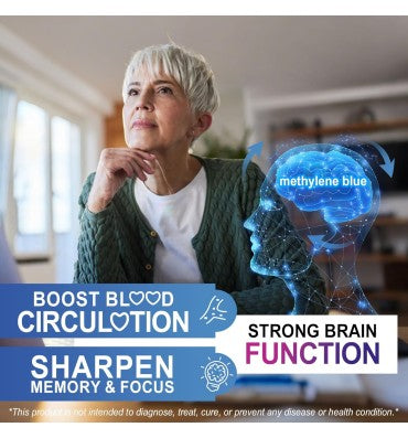 Azul de Metileno Grado farmacéutico. en Gomitas. 60 cont.