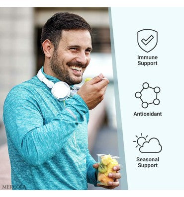 Vitamina C (500 mg) y Quercetina efervecente. 30 sobres