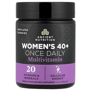 Multivitamínico para Mujer 40+, 1 al día. 30 caps.