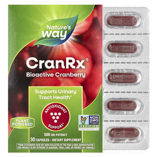 CranRx, Bioactive Cranberry, 500 mg, 30 caps