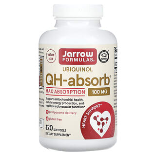 Ubiquinol, QH-Absorb, Max Absorption, 100 mg, 120 softgels