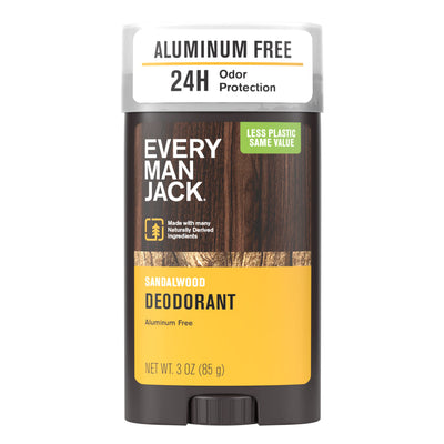 Desodorante Libre de Aluminio Sandalwood. 73 gr. - Every Man Jack