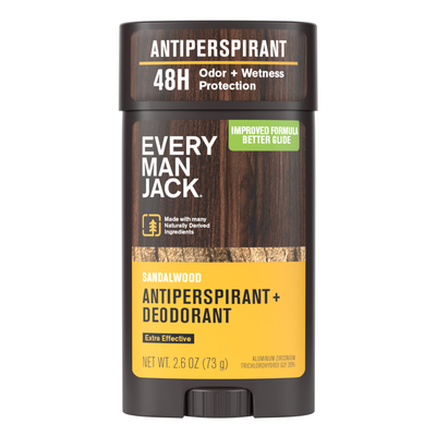 Desodorante Antitranspirante Sandalwood. 73 gr. - Every Man Jack