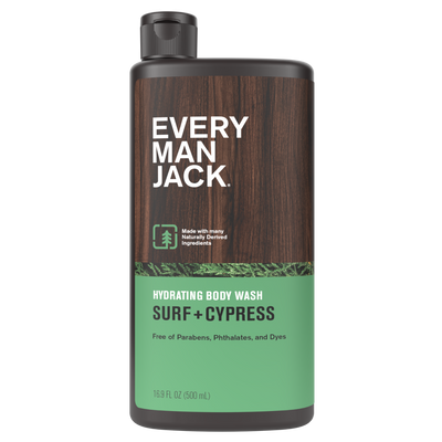 Body Wash Hidratante Surf + Cypress. 500 ml. - Every Man Jack