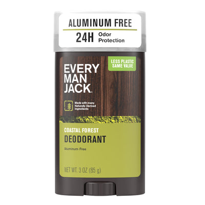 Desodorante Libre de Aluminio Coastal Forest. 73 gr. - Every Man Jack