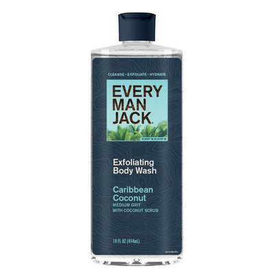 Body Wash Exfoliante Caribbean Coconut. 414 ml. - Every Man Jack