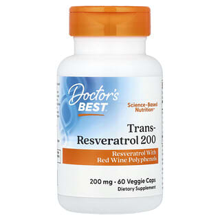 Trans-Resveratrol 200, 200 mg, 60 Veggie Caps