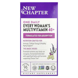 One Daily Every Woman's Multivitamínico 40+, 96 Vegetarian Tablets, 96 Vegetarian tabs