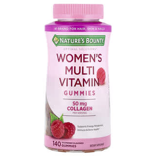 Multivitamínico para Mujer, sabor Frambuesa. 140 gomitas.
