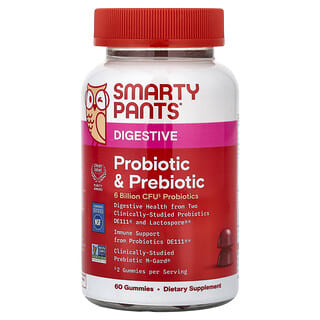 Digestivo, Probiótico & Prebiótico Gummies, Uva 60 Gomitas