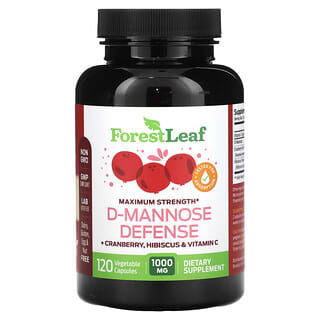 D-Mannose Defense, Maximum Strength, 120 caps
