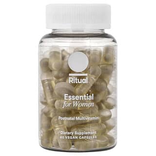 Essential for Mujer Postnatal Multivitamínico, Mint, 60 caps