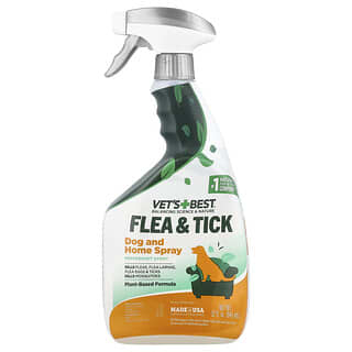 Flea & Tick, Perros and Home Spray, Peppermint, 32 fl oz (945 ml)