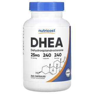 DHEA, 25 mg, 240 caps