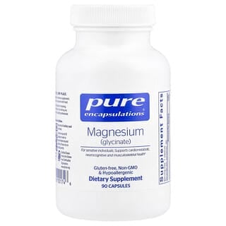 Pure, Glicinato de Magnesio (120 mg). 90 caps