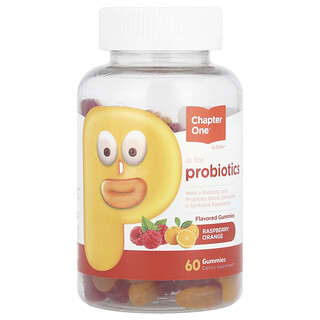 Probióticos Gummies, Frambuesa Orange 60 Gomitas