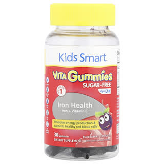 Hierro + Vitamina C, edades 3+, Blackberry Limónade, 30 gomitas
