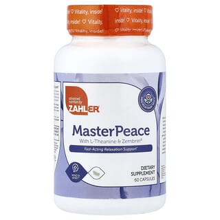 MasterPeace With L-Theanine & Zembrin, 60 cápsulas