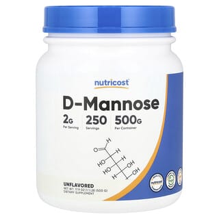 D-Mannose, Unflavored, 17.9 oz (500 g)