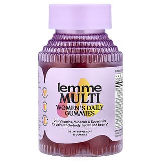 Multivitamínico, Mujer Diario gummies, Raspberry Orange, 60 gummies
