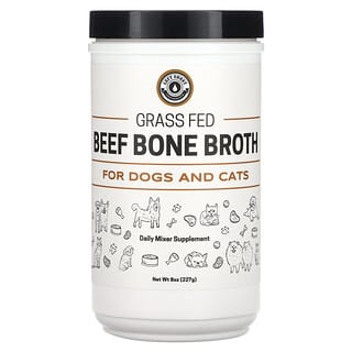 Grass Fed, Res Bone Broth, para Perros y Gatos, 8 oz (227 g)