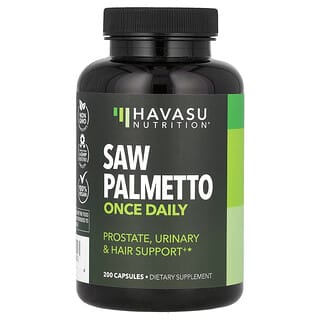 Saw Palmetto, Once Daily, 200 caps (500 mg per Capsule)