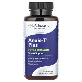 Anxie-T Plus, Apoyo para Estrés, 60 cápsulas vegetales